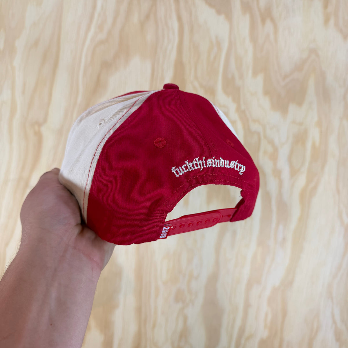 fti mask hat red