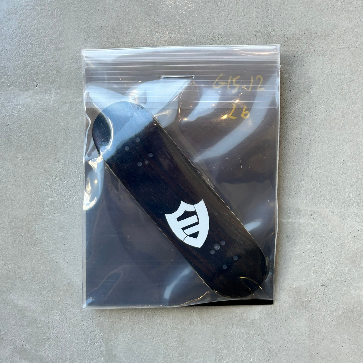 FlatFace G15.12 deck- 26mm- dark wood mini logo