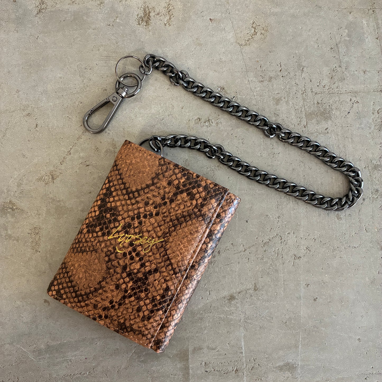 loosey snake chain wallet