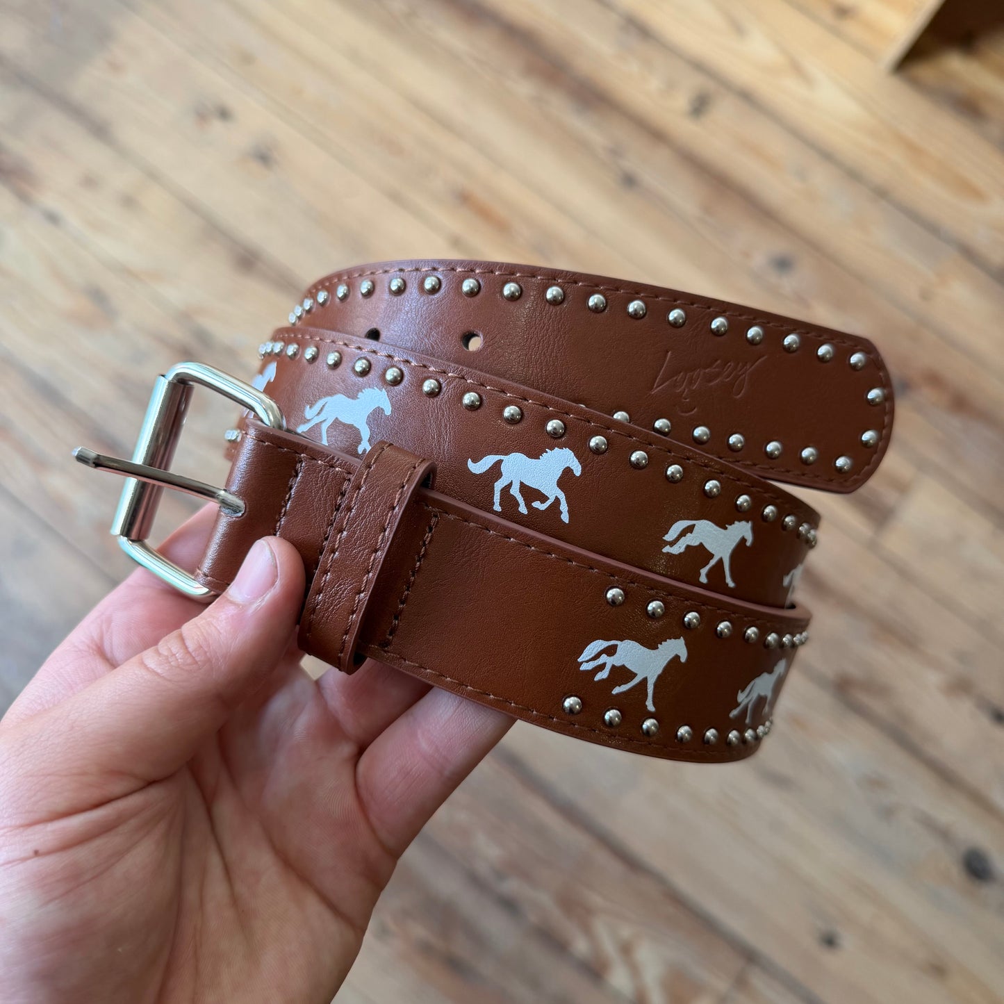 Loosey Brown horse belt
