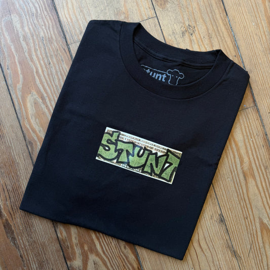 Stunt Black tee Large