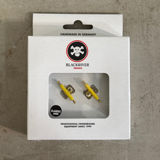 blackriver yellow hanger trucks