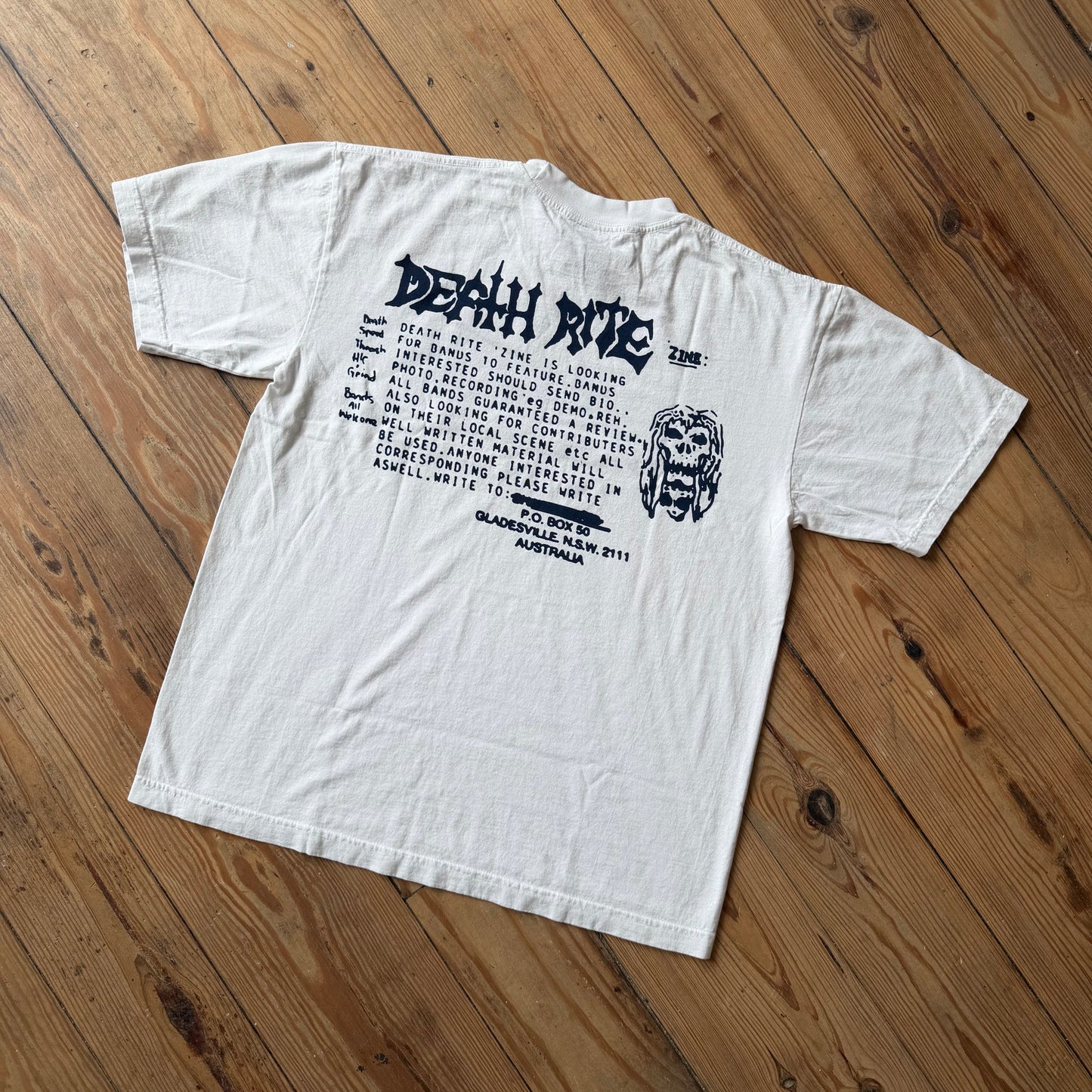 Death Rite tee white