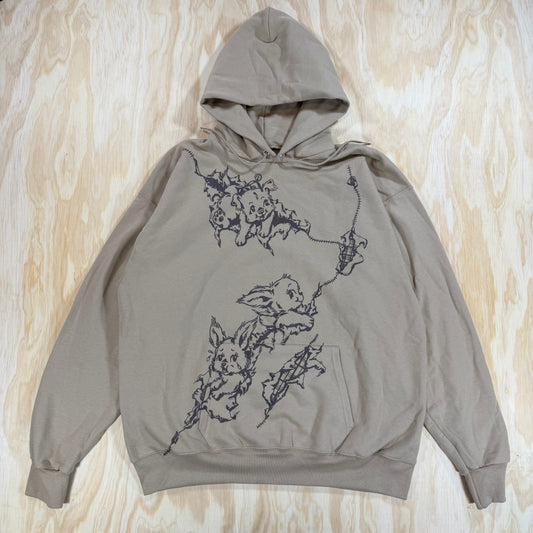letter bunny hoodie