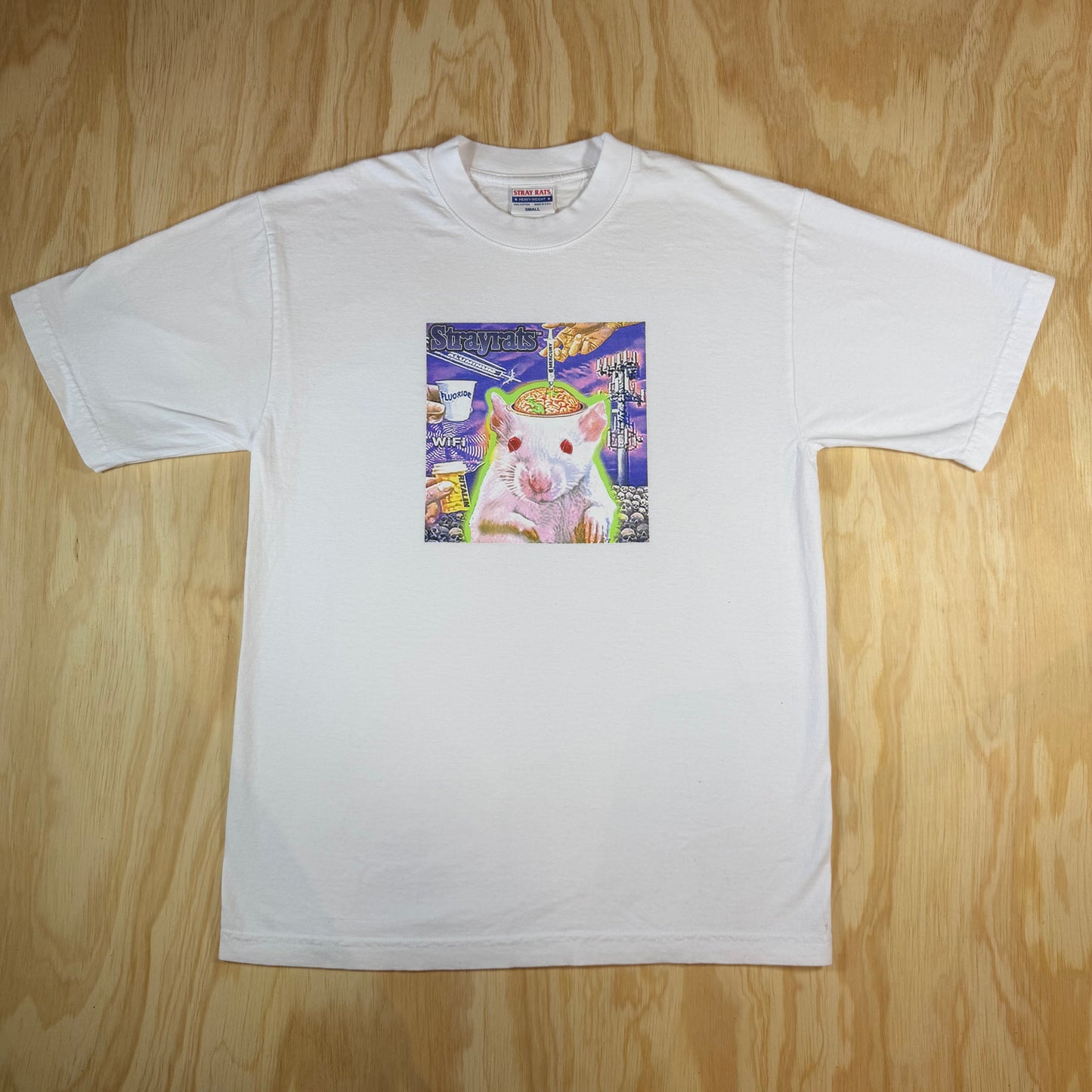 Stray Rats White Tee