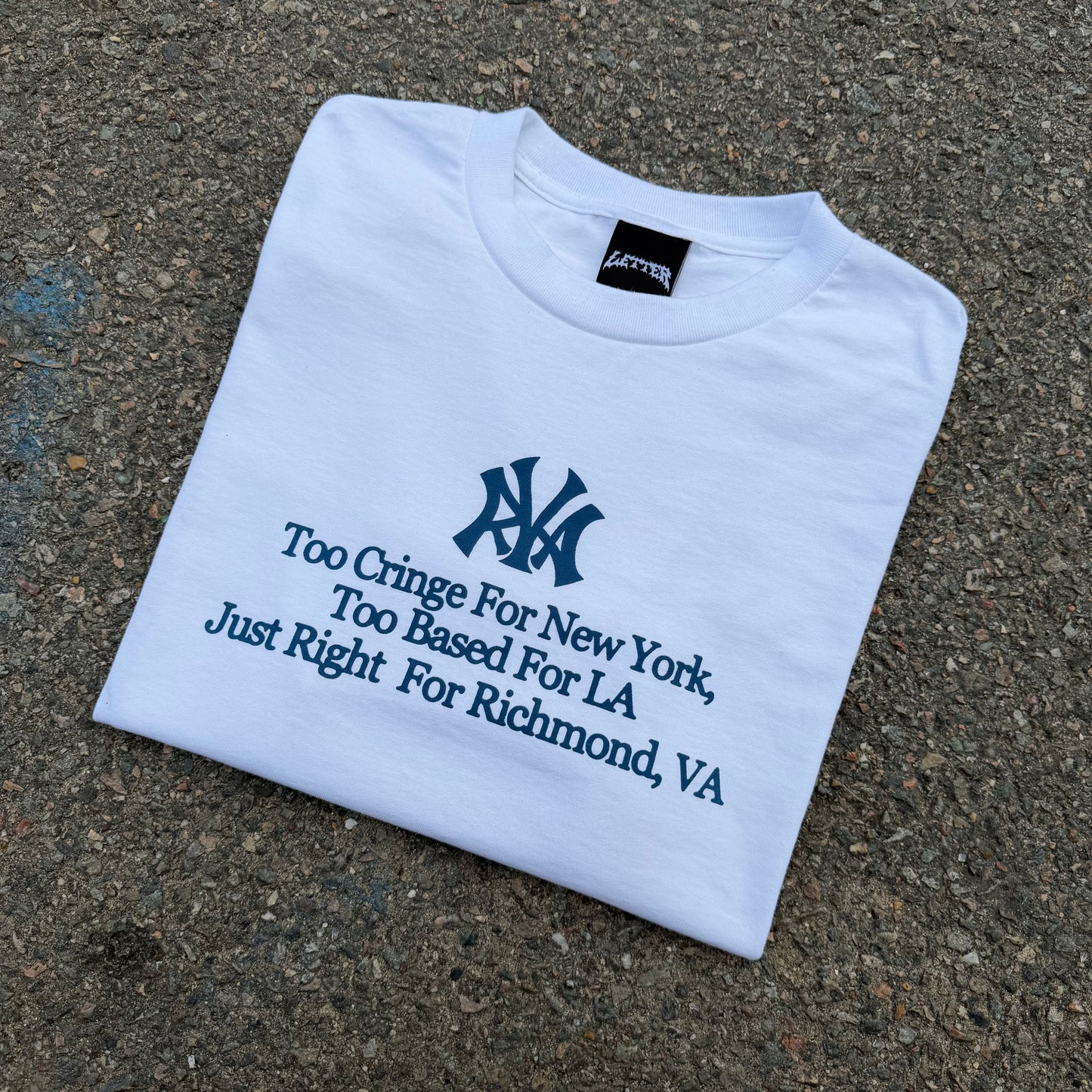 Letter RVA Tee White