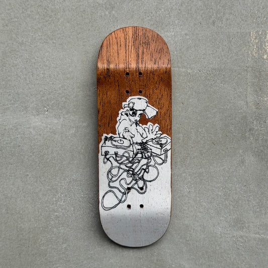 Letter b-boy Dark oak