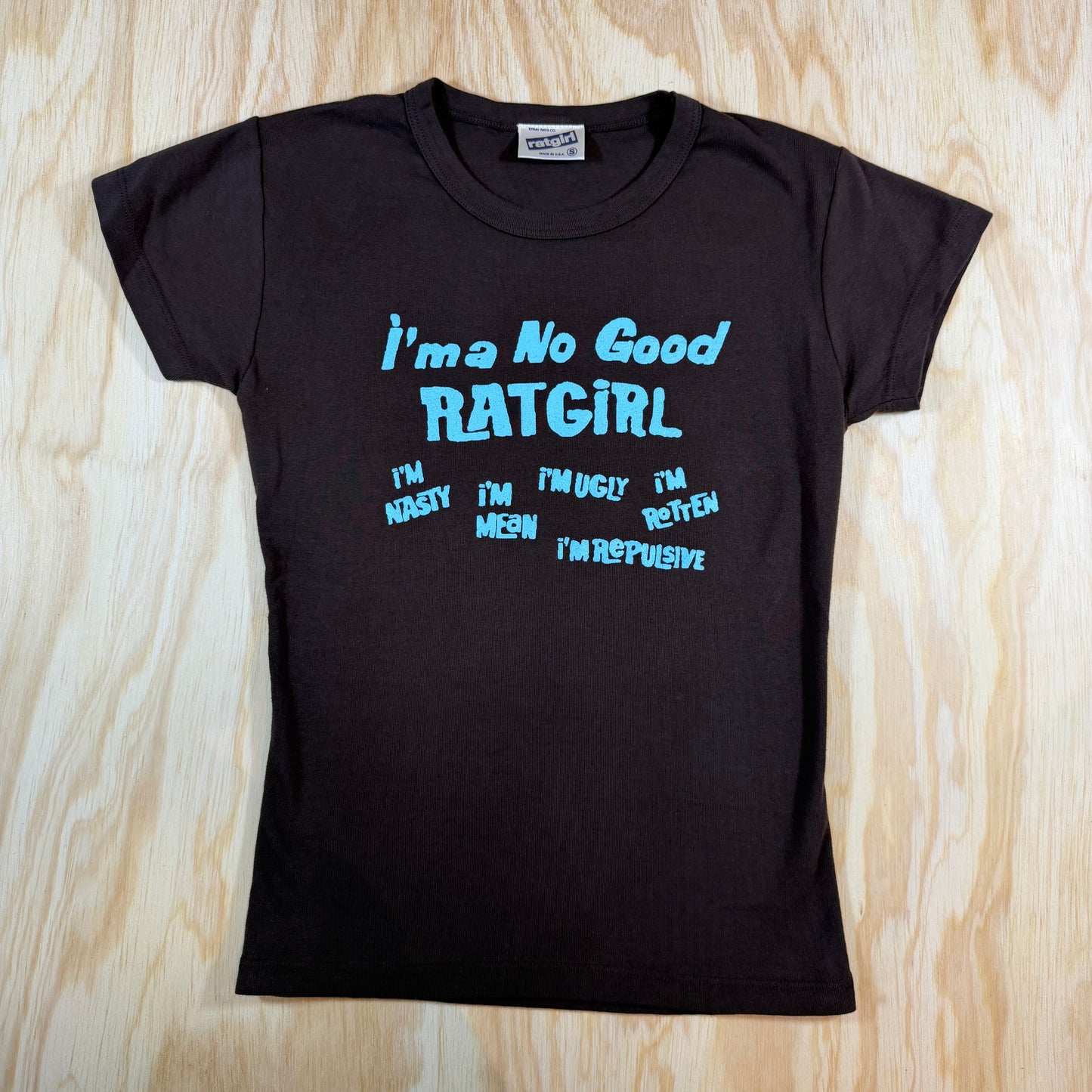 Stray Rats Womens Tee Brown