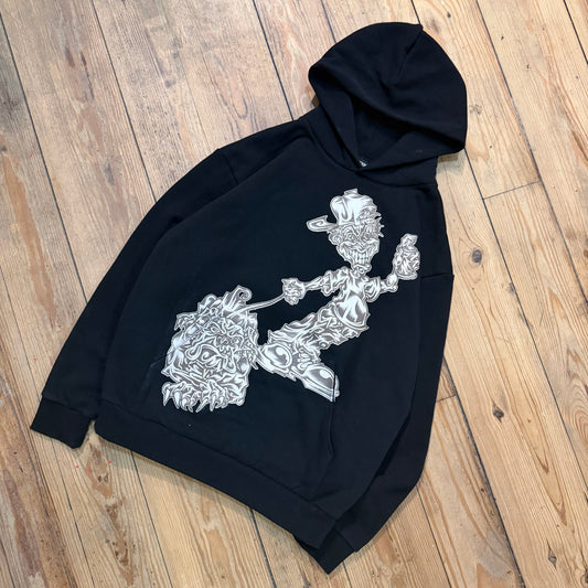 Rust x letter hoodie