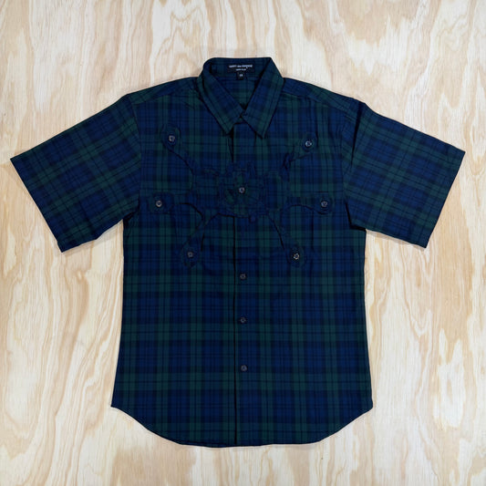 happy99 blue button up shirt