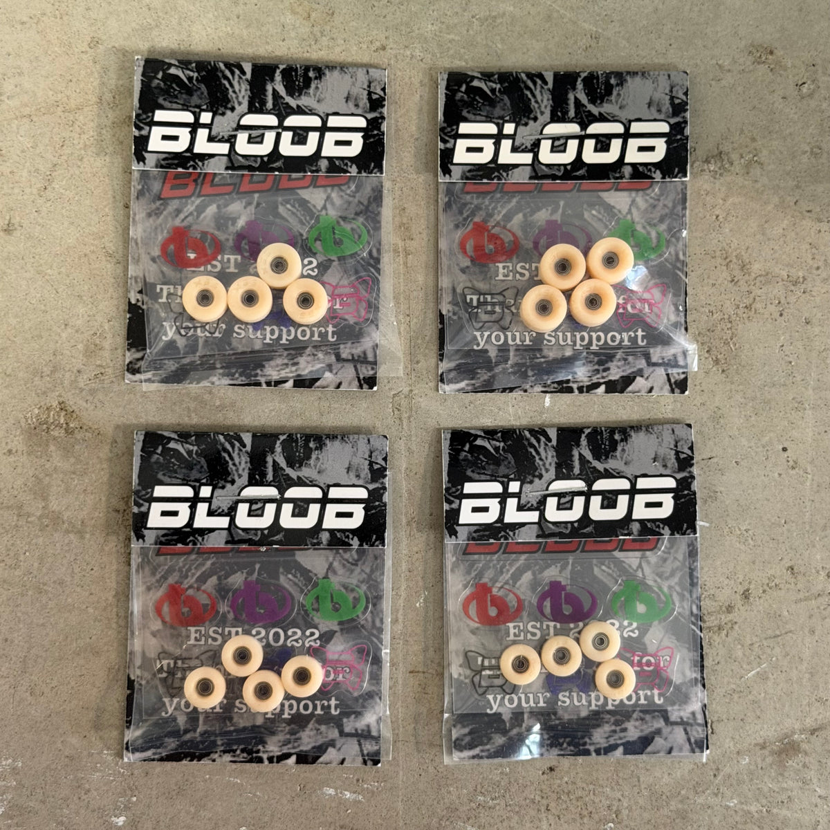 off white bloob wheels