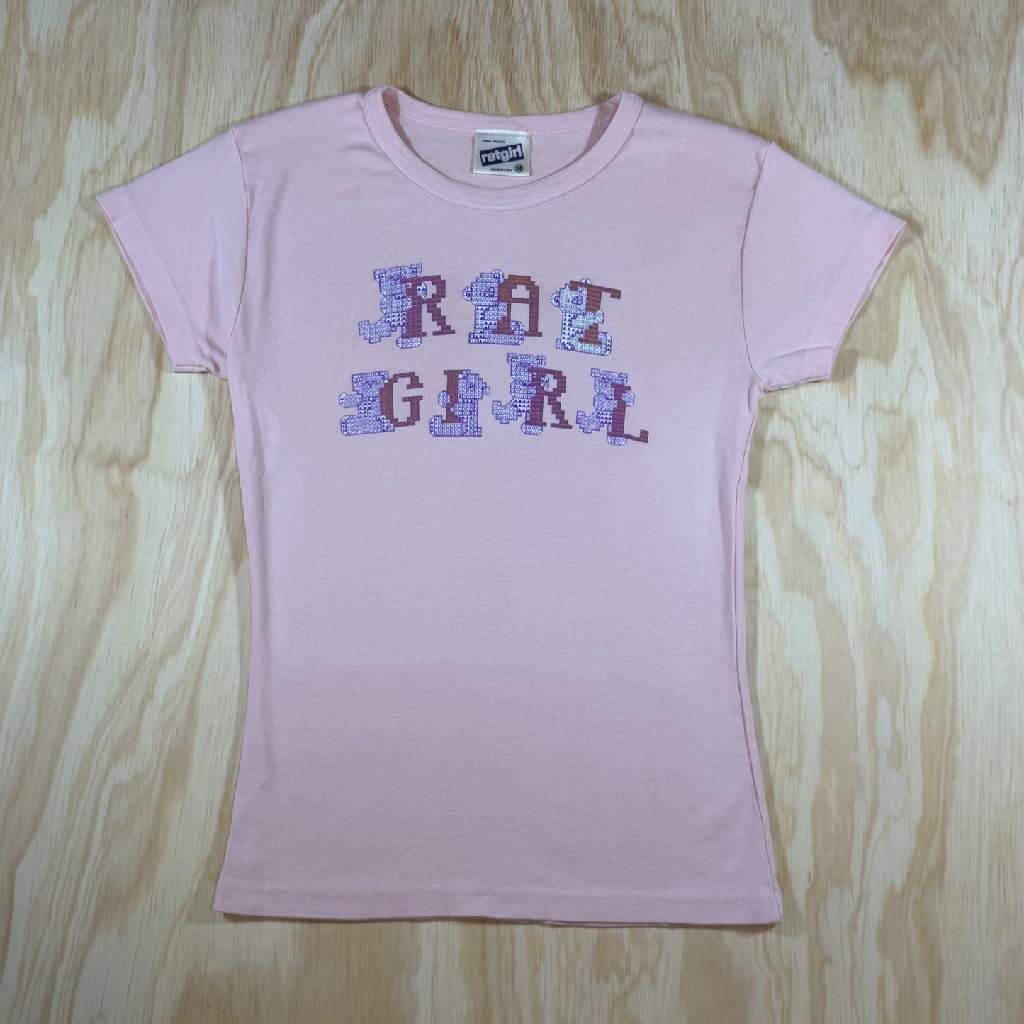 Stray Rats Womens Tee Pink