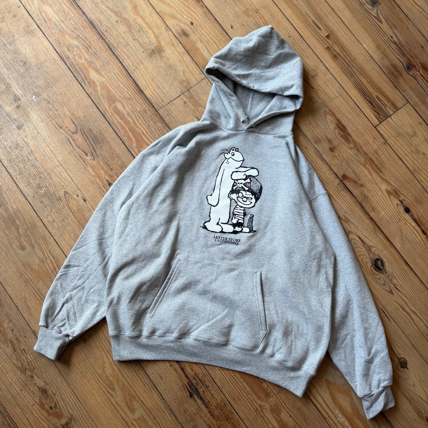 cat fish bqq x letter 1/1 hoodie