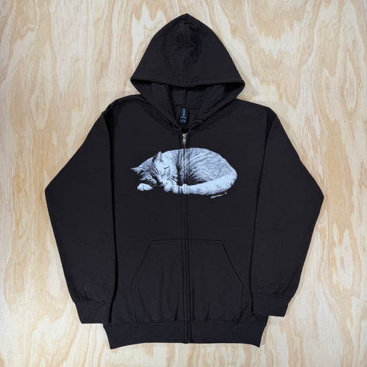 Elbow hoodie brown