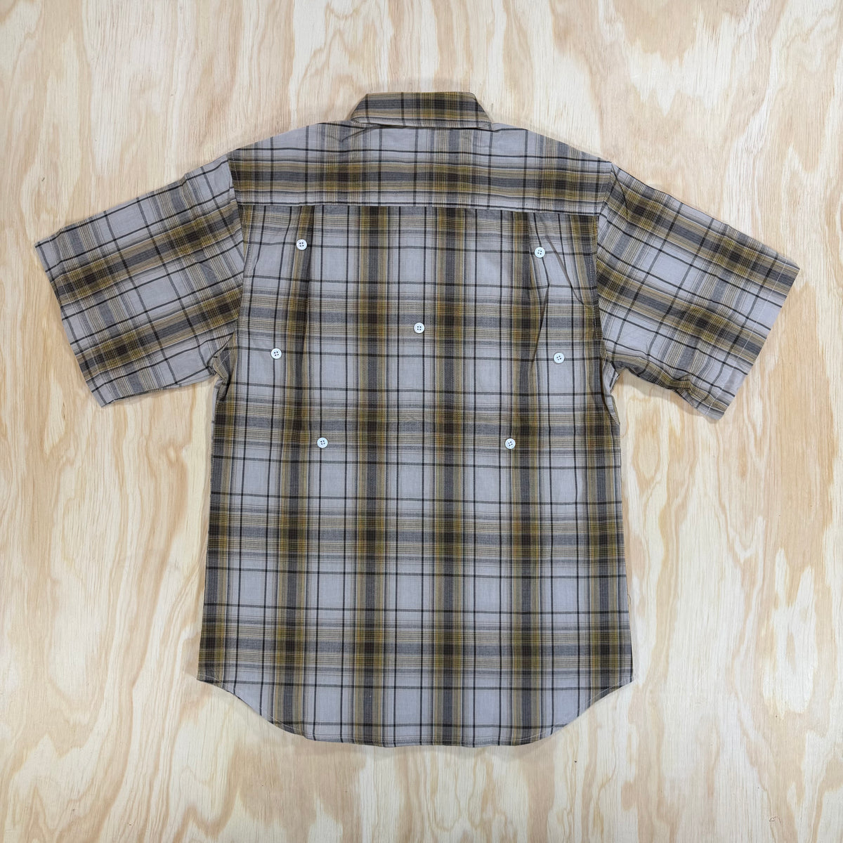 happy99 tan button up shirt