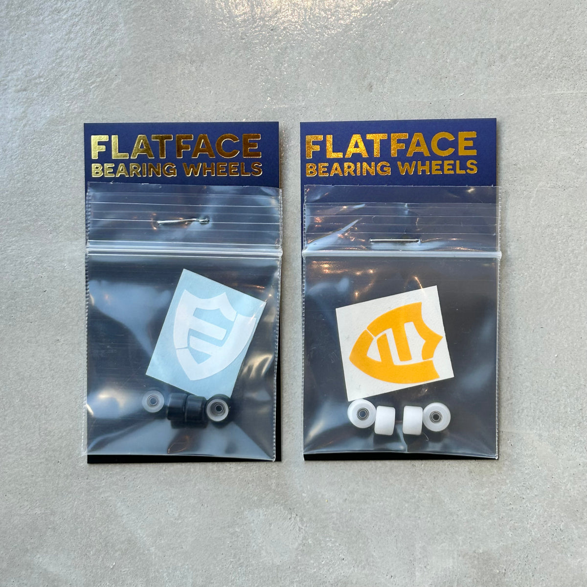 FlatFace Dual Durometer Bearing Wheels