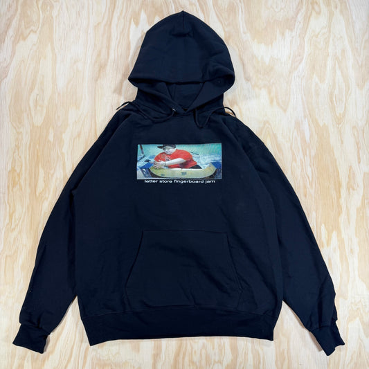 letter fingerboard hoodie