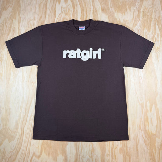 Ratgirl Tee Brown