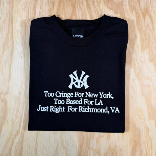 Letter RVA Tee Black