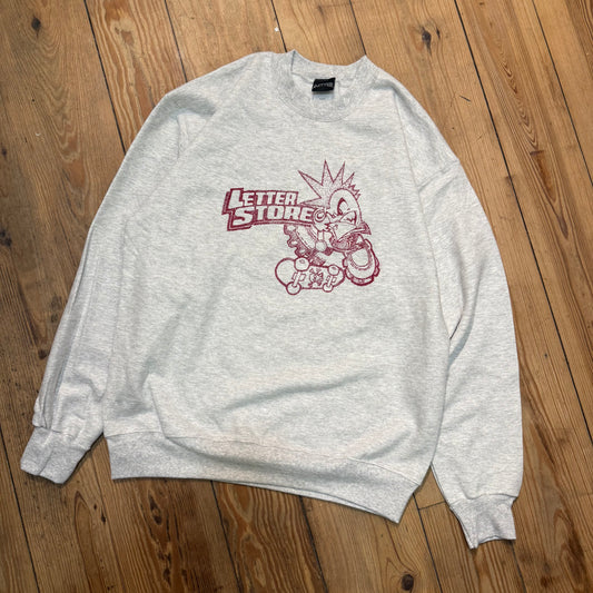 Letter crew neck