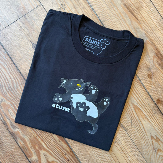 Stunt Black tee Large