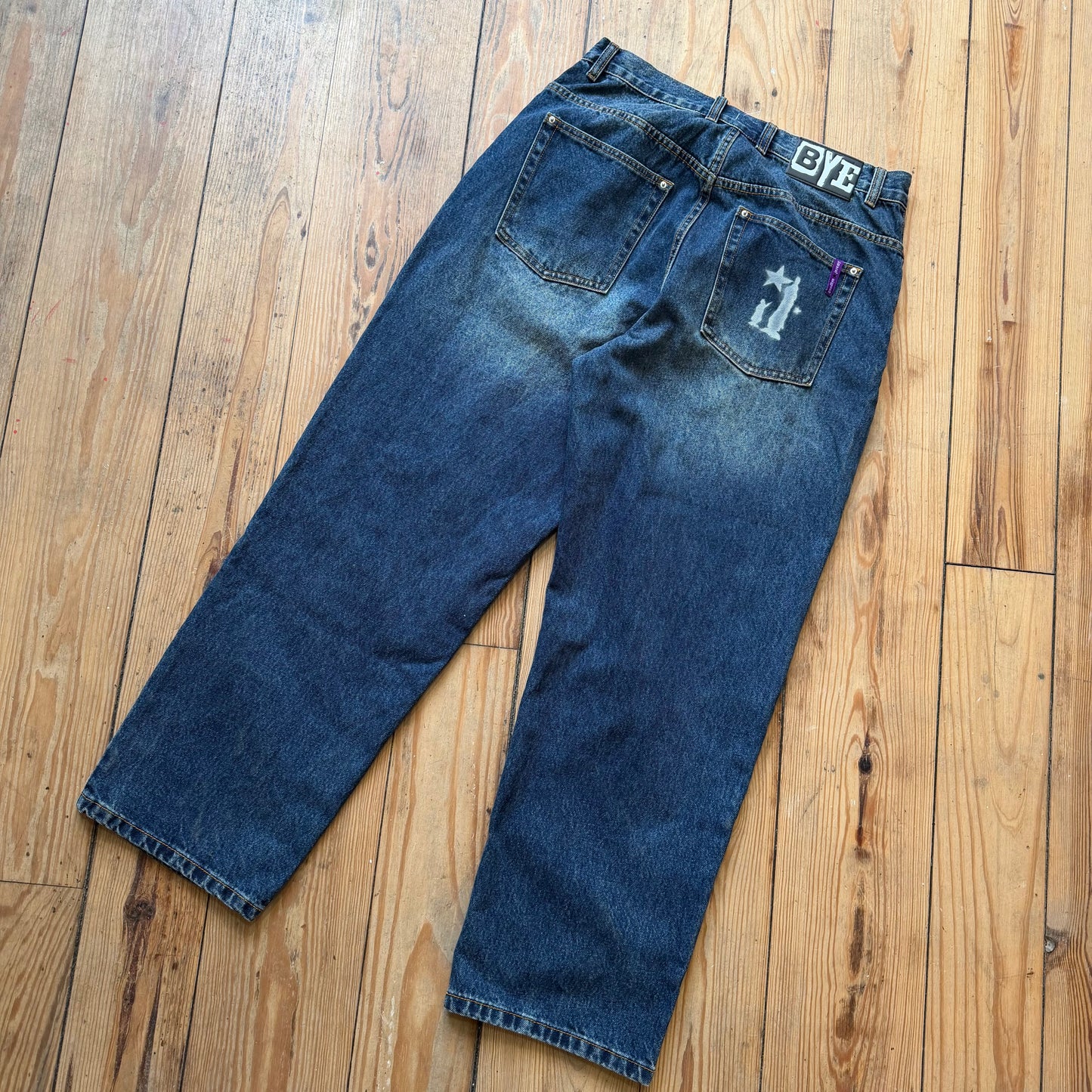 1/1 Airbrushed Sheskin x Bye Jeremy pants