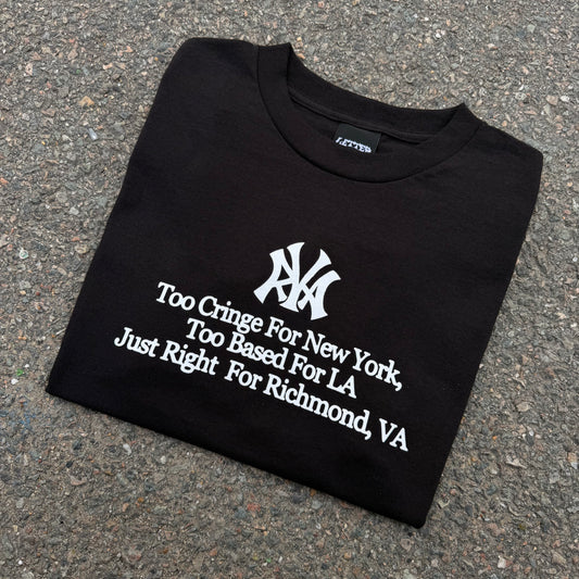 Letter RVA Tee Black
