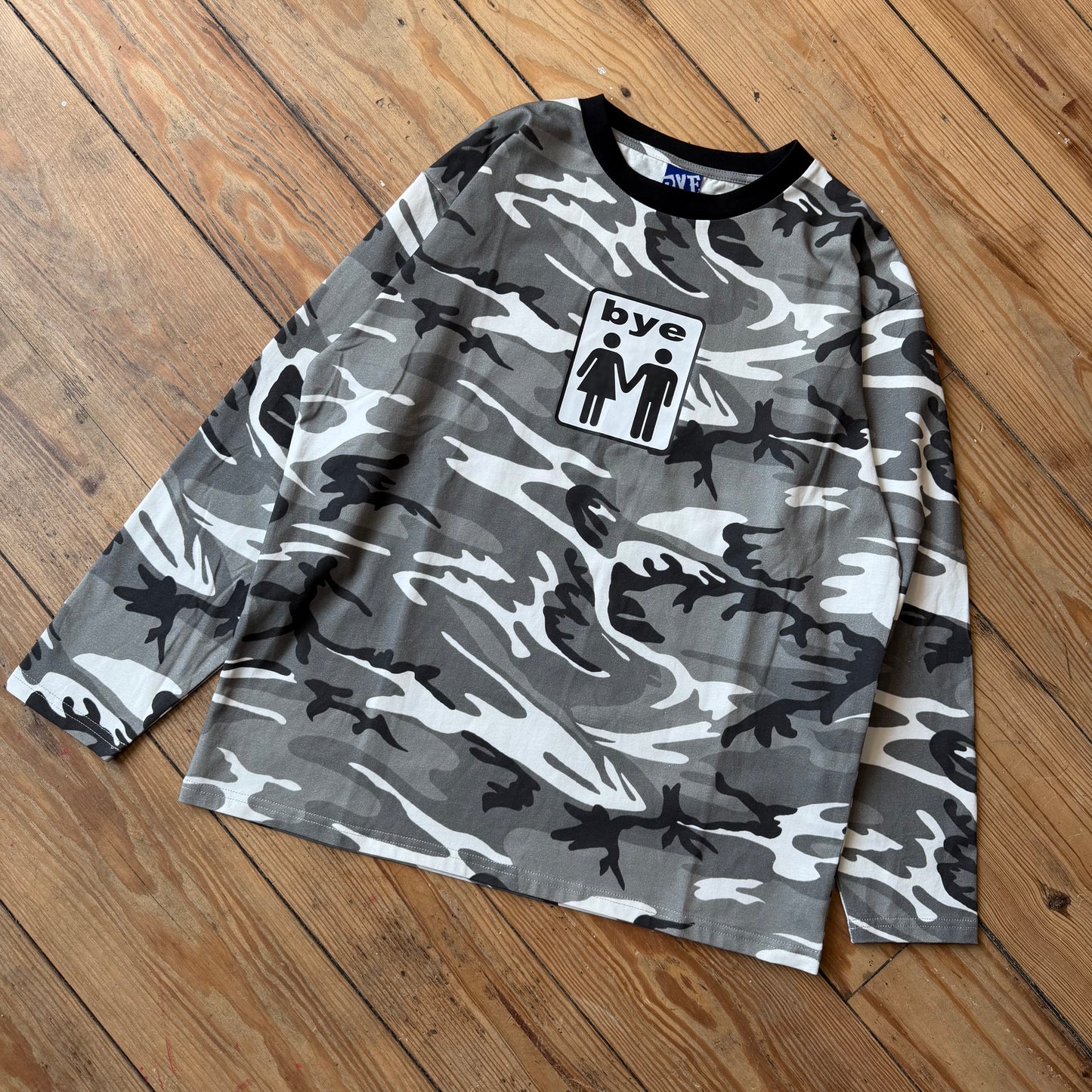 Bye Jeremy camo long sleeve