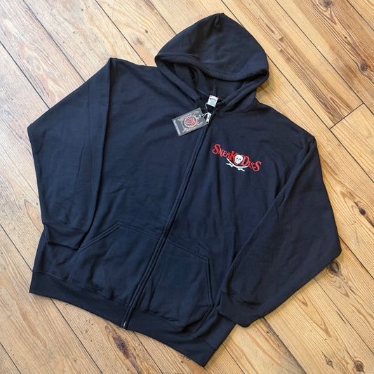 sneak diss skull zip up