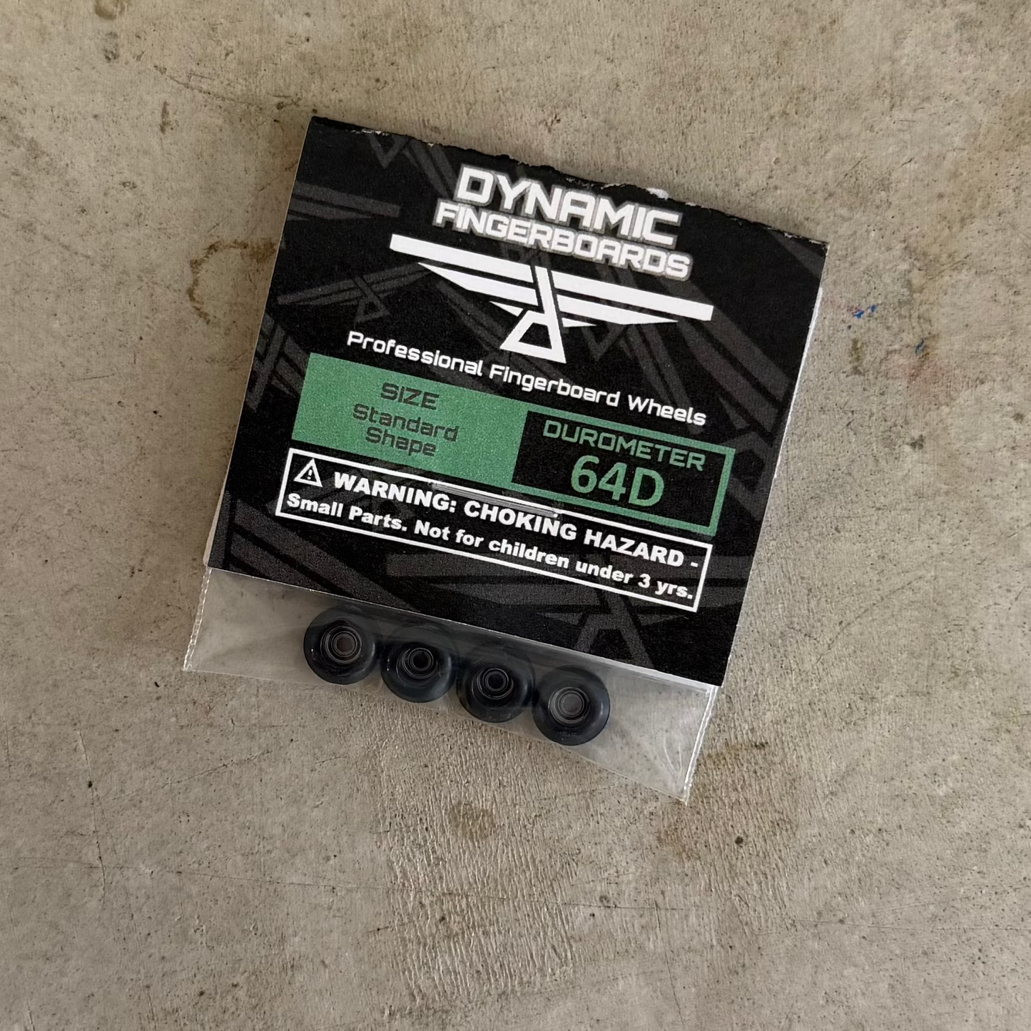 dynamic wheels standard shape 64d black