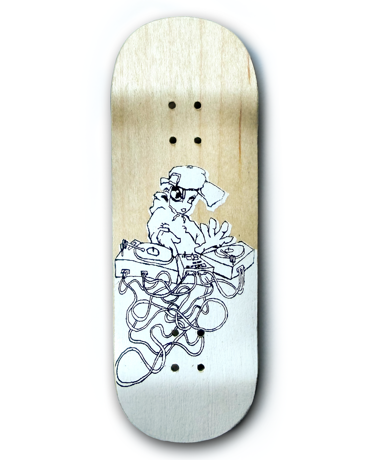 Letter B-Boy deck Natural