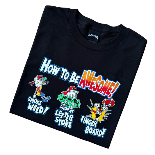 How To Be AWESOME Tee (Black)